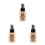 3Pcs Tinted Cream Light Yellow Liquid Foundation Cream 5