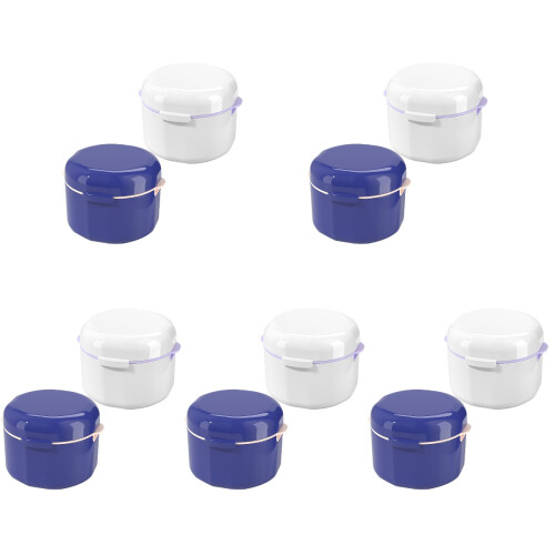 10Pcs Plastic Orthodontic Retainer Cases Compact Travel Brace Holders 1