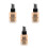 3Pcs Tinted Cream Light Yellow Liquid Foundation Cream 3