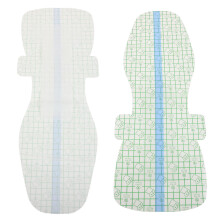 6Pcs Sky-Blue PVC Swimming Privacy Stickers Waterproof Swim Protection