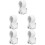 5Pcs Durable White Mic Holder Clips for School Use Microphone Stands 8