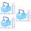 60Pcs Tiny Plastic Mini Shopping Baskets for Pretend Play and Storage 8