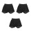3Pcs Lightweight Comfy Maternity Shorts Over Belly for Postpartum Use 5