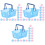 60Pcs Tiny Plastic Mini Shopping Baskets for Pretend Play and Storage 5