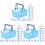 60Pcs Tiny Plastic Mini Shopping Baskets for Pretend Play and Storage 4