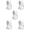 5Pcs Durable White Mic Holder Clips for School Use Microphone Stands 10