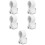 5Pcs Durable White Mic Holder Clips for School Use Microphone Stands 9