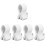 5Pcs Durable White Mic Holder Clips for School Use Microphone Stands 7