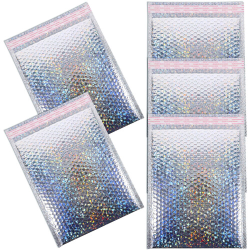 10Pcs Multi Stylish Adhesive Shipping Bags with Protective Padding 2