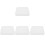 4Pcs Plastic Bunny Cage Toilet Litter Box Leakproof White 3