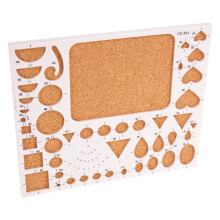 5Pcs Reusable Paper Quilling Template Board Multi-Color Cork Material