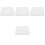 4Pcs Plastic Bunny Cage Toilet Litter Box Leakproof White 4
