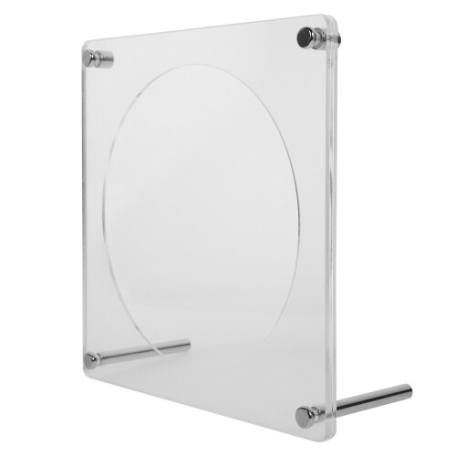 3Pcs Chic Transparent Acrylic Cd Stand Racks for Desktop and DIY