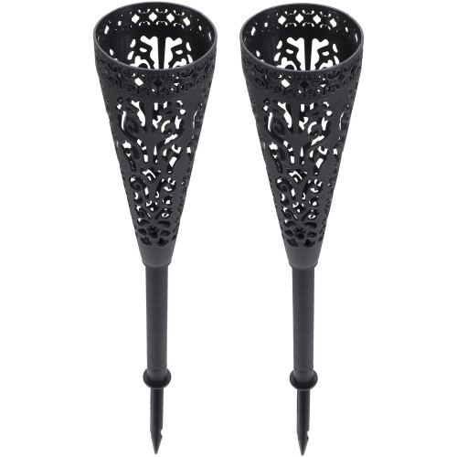 4Pcs Plastic Cemetery Flower Vases with Spikes for Headstone Display 2