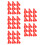 100Pcs Black Scratcher Tools Lightweight DIY Ticket 8