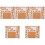 5Pcs Reusable Paper Quilling Template Board Multi-Color Cork Material 4