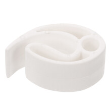 4Pcs Practical White Plastic Flying Disc Clamp Lightweight Disc Holder