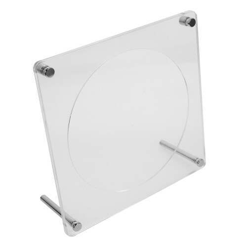 3Pcs Chic Transparent Acrylic Cd Stand Racks for Desktop and DIY 1