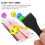 100Pcs Black Scratcher Tools Lightweight DIY Ticket 7