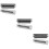 6Pcs Car Dashboard Temporary Parking Card Metal Rolling 9
