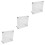 3Pcs Chic Transparent Acrylic Cd Stand Racks for Desktop and DIY 7