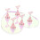 2Pcs Blue Acrylic Nail Practice Stand Nail Holder Display Board 1