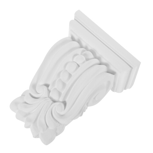3Pcs White Decorative PU Corbels European Style Brackets 1