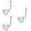 3Pcs Silver Pasta Strainer Basket with Handle Rust-Proof Noodle Cooker 9