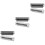 6Pcs Car Dashboard Temporary Parking Card Metal Rolling 6