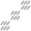 18Pcs Durable Steel Cable Tensioner Tools Silver for Wire Rope 6