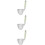 3Pcs Silver Pasta Strainer Basket with Handle Rust-Proof Noodle Cooker 10