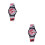 2Pcs Waterproof Children Watch Red Camouflage Durable Adjustable 4