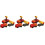 3Pcs Electric Train Toy Plastic Plaything for Kids Playing 4