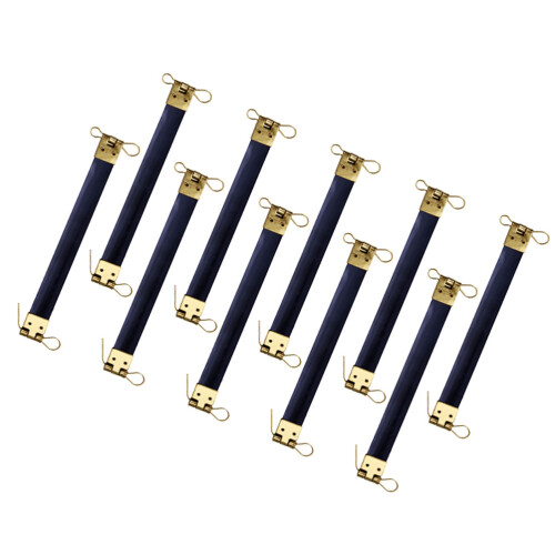 30Pcs Sewing Internal Handbag Hinges Black Flex Frames for Purse Craft