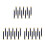 30Pcs Sewing Internal Handbag Hinges Black Flex Frames for Purse Craft 6