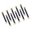 30Pcs Sewing Internal Handbag Hinges Black Flex Frames for Purse Craft 2