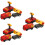 3Pcs Electric Train Toy Plastic Plaything for Kids Playing 7