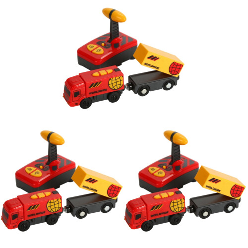 3Pcs Electric Train Toy Plastic Plaything for Kids Playing 1