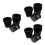 30Pcs Plastic Mesh Nursery Pots Hydroponic Planter Basket for Plants 4