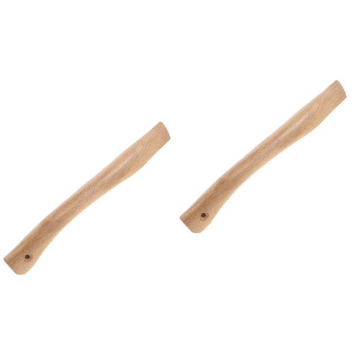 2Pcs Handle Replacement Khaki Wood Handle Durable Grip 2