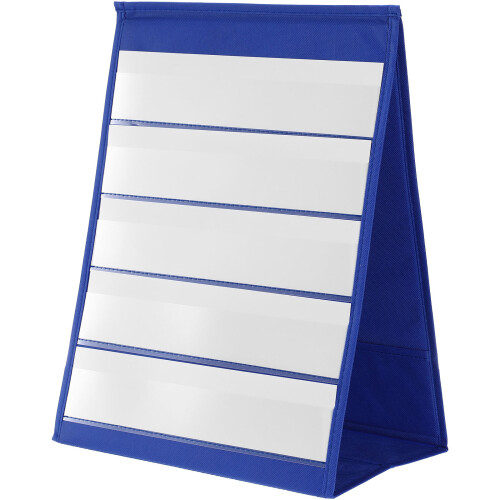 3Pcs Folding Pocket Chart Multi Color Desktop Display Chart with Cards