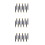 30Pcs Sewing Internal Handbag Hinges Black Flex Frames for Purse Craft 7