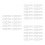 30Pcs White Plastic Pd Ruler Pupillary Distance Meter for Eyeglasses 7