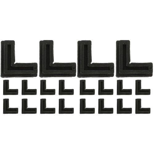 20Pcs Black Screen Frame Corner Braces for Window Screen Replacement 2