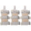 3Pcs Fire Extinguisher Fixing Strap Grey Nylon for Vehicle Mount 6