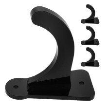 4Pcs Black Acrylic Baseball Bat Holder Wall Mount for Garage Display