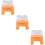 6Pcs Plastic Step Stool Kids Cartoon Low Stool Assorted Colors 9