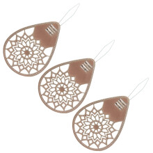 6Pcs DIY Sewing Needle Threaders Rose Gold Alloy Threading Devices