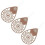 6Pcs DIY Sewing Needle Threaders Rose Gold Alloy Threading Devices 1