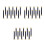 30Pcs Sewing Internal Handbag Hinges Black Flex Frames for Purse Craft 9